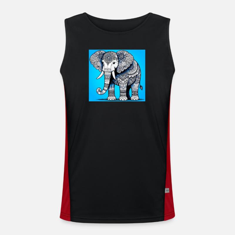 éléphant Débardeur respirant contrasté Homme 
