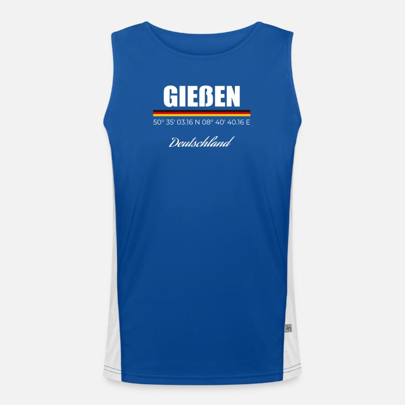 Gießen Funktionelles Kontrast-Tank Top für Männer 