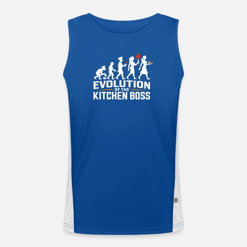 Küchenboss Evolution Funktionelles Kontrast-Tank Top für Männer 
