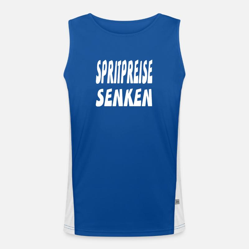 Sprit Funktionelles Kontrast-Tank Top für Männer 