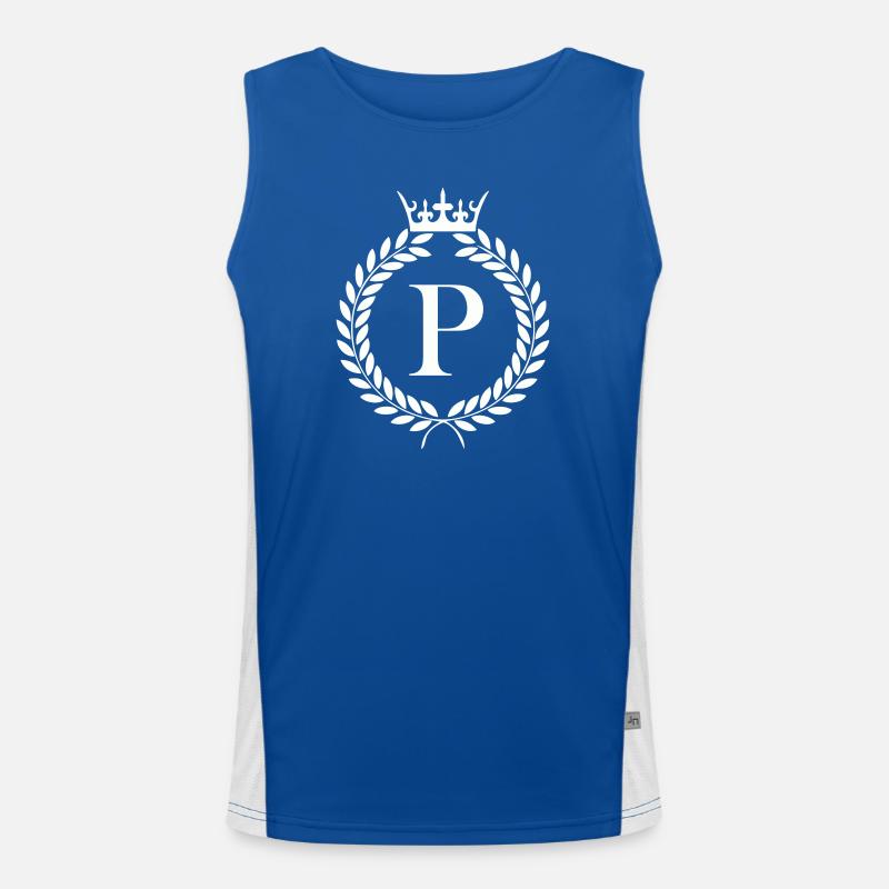 P_wappen Men's Functional Contrast Tank Top 