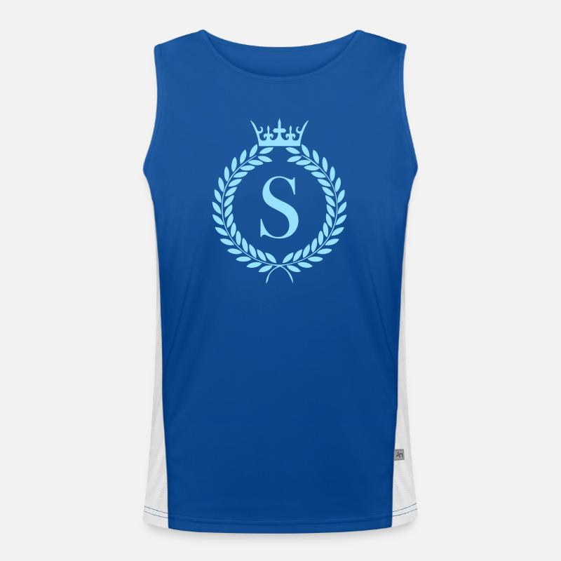 S_wappen- Men's Functional Contrast Tank Top 