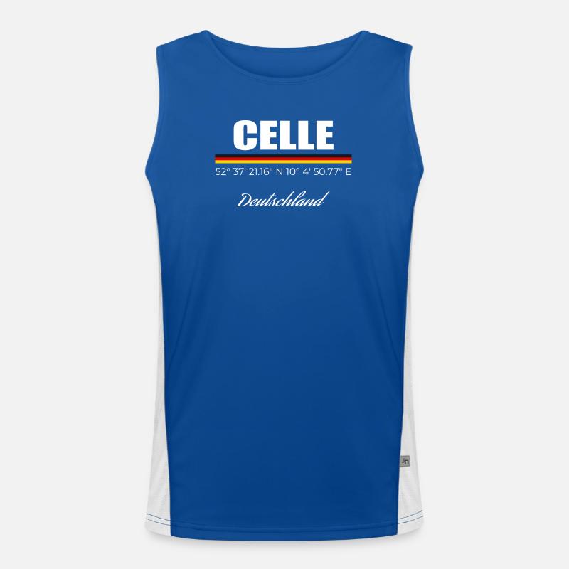 Celle Funktionelles Kontrast-Tank Top für Männer 