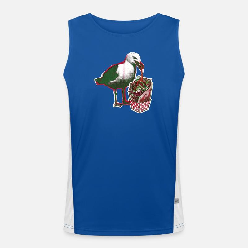 Kebab Seagull Men's Functional Contrast Tank Top 