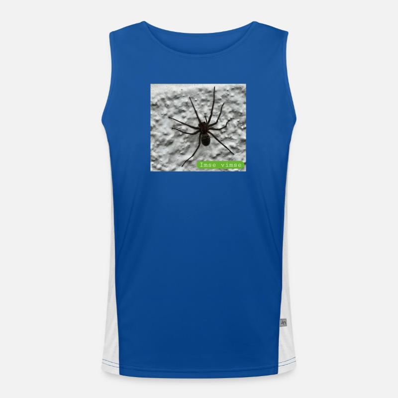 Spinne Funktionelles Kontrast-Tank Top für Männer 
