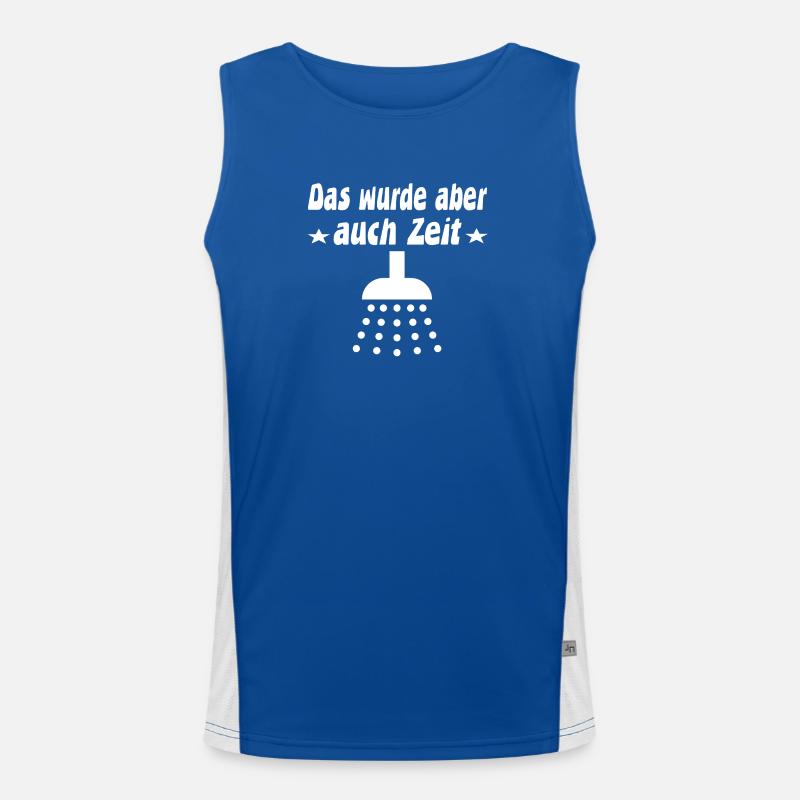 Duschen Funktionelles Kontrast-Tank Top für Männer 