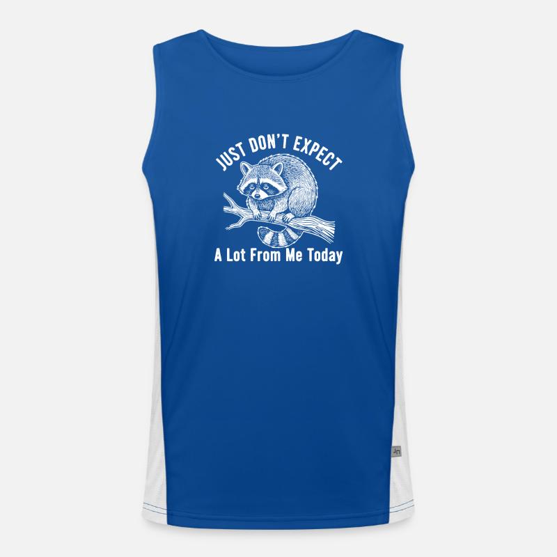 Beaver Mood: Not Today Men's Functional Contrast Tank Top 