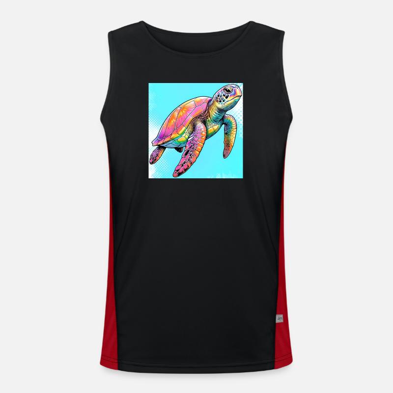 turtle Men's Functional Contrast Tank Top 