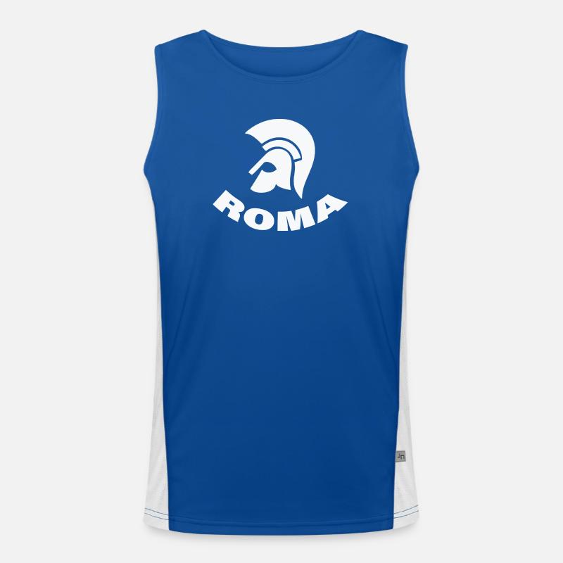 Roma Men's Functional Contrast Tank Top 