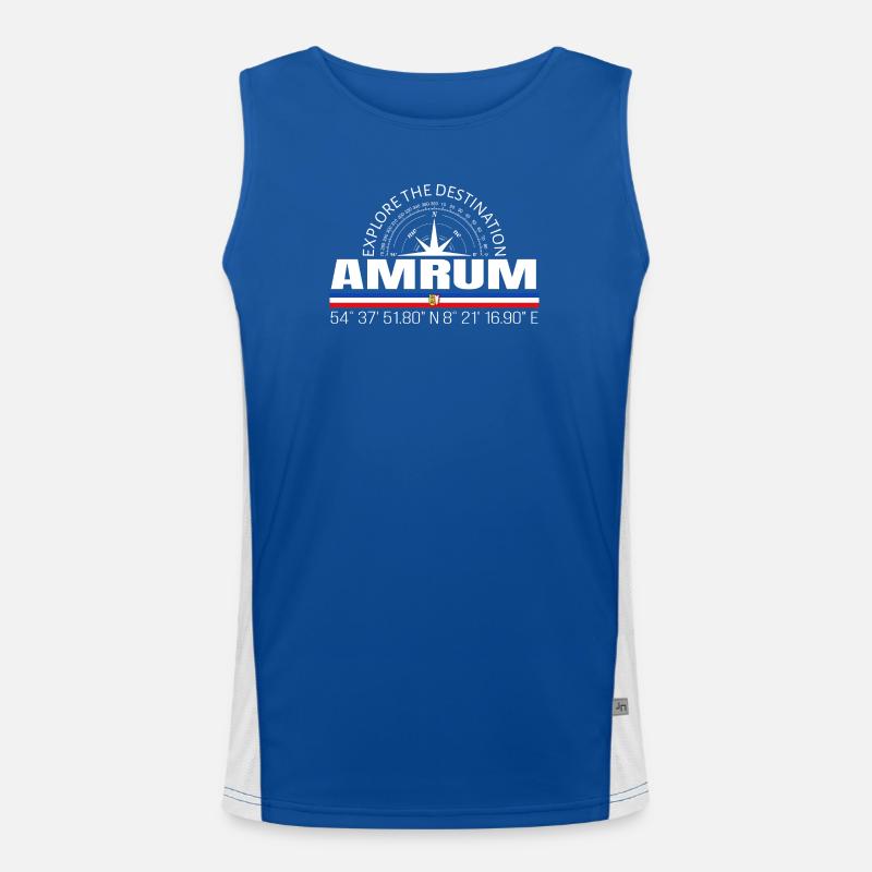 Amrum Funktionelles Kontrast-Tank Top für Männer 