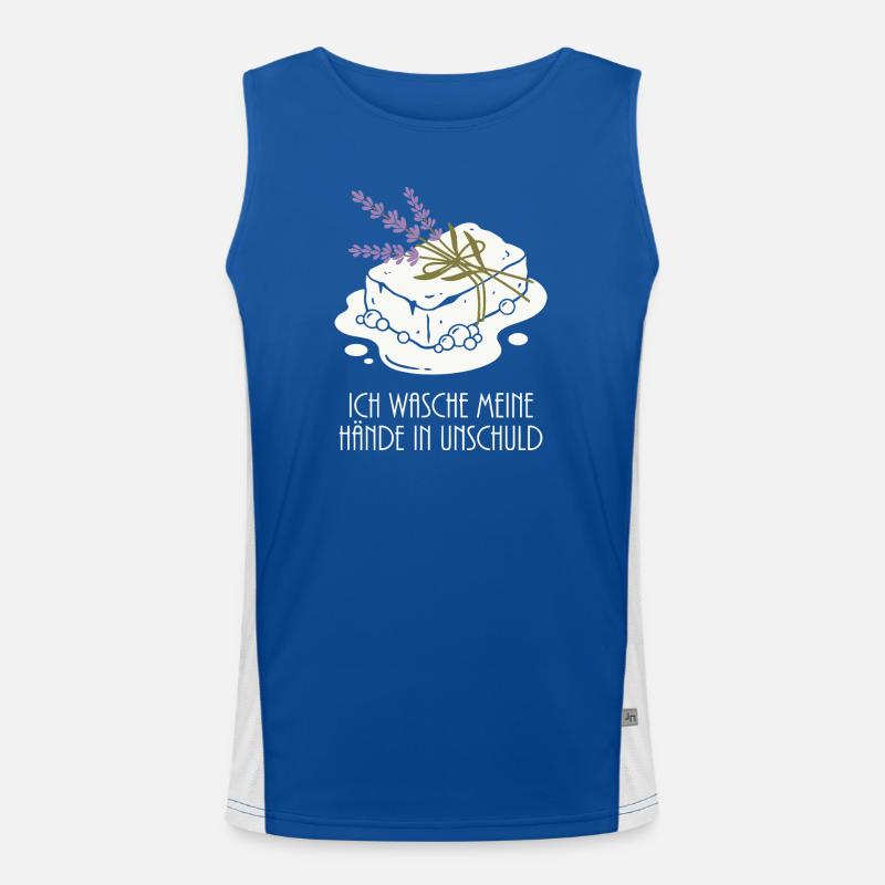 Soaps Foam Lavender Hobby Men's Functional Contrast Tank Top 