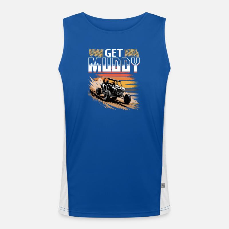 UTV Off Road 4 Wheeler Side by side Funktionelles Kontrast-Tank Top für Männer 