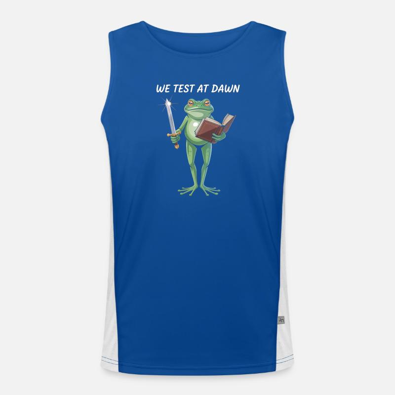 Dawnbound Frog Warrior Men's Functional Contrast Tank Top 