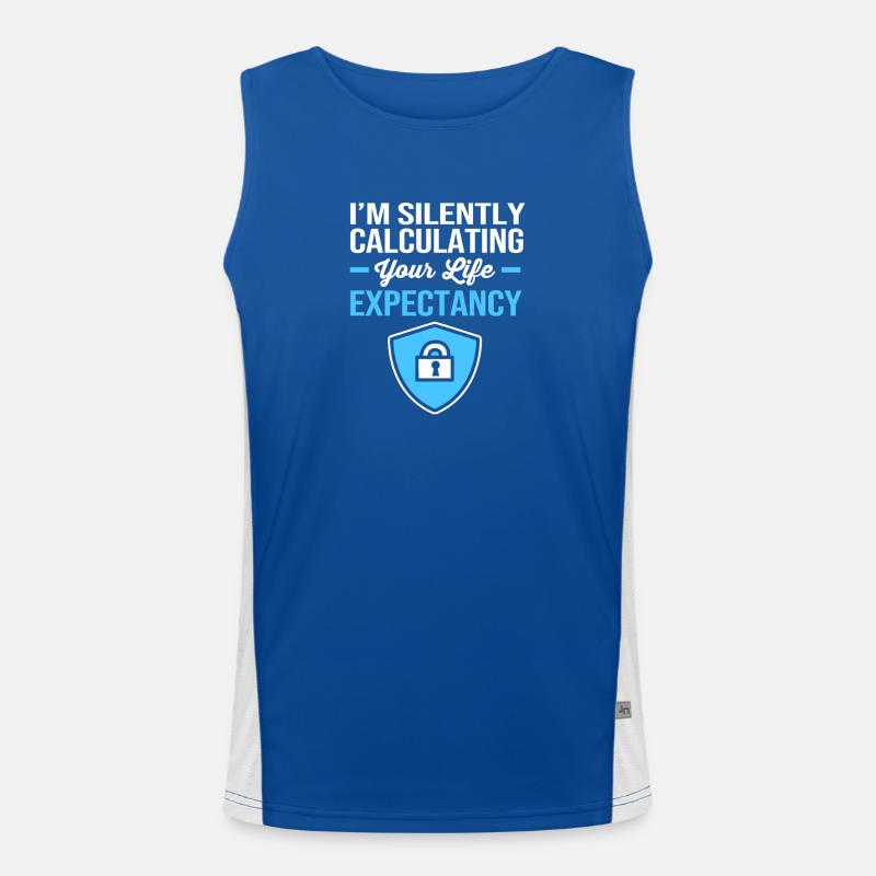 Versicherung Funktionelles Kontrast-Tank Top für Männer 