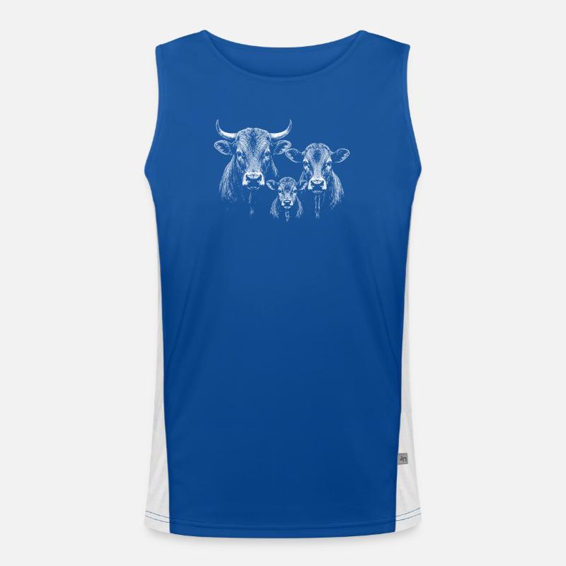 cattle Men's Functional Contrast Tank Top 