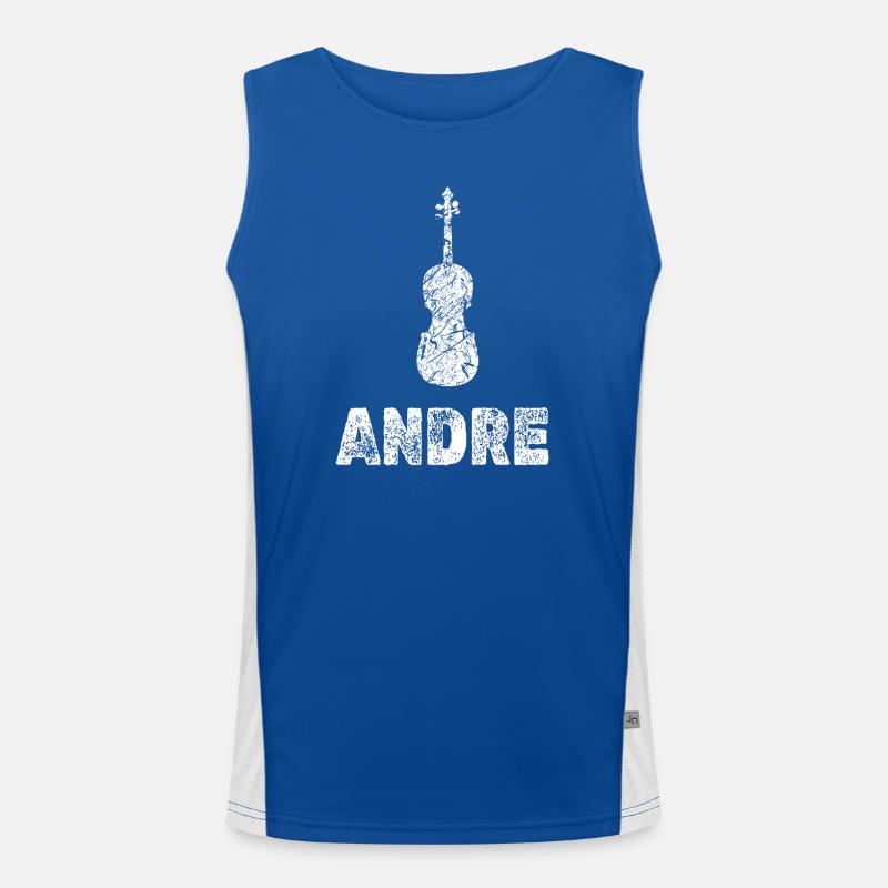 Geige Andre Funktionelles Kontrast-Tank Top für Männer 
