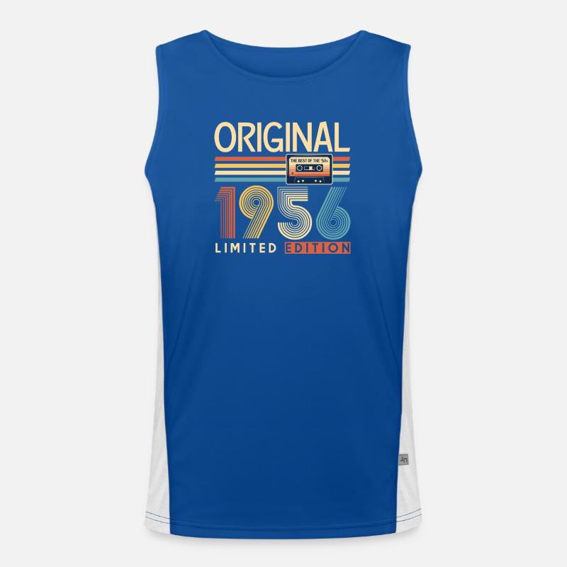 70 years, 70th anniversary Men's Functional Contrast Tank Top 