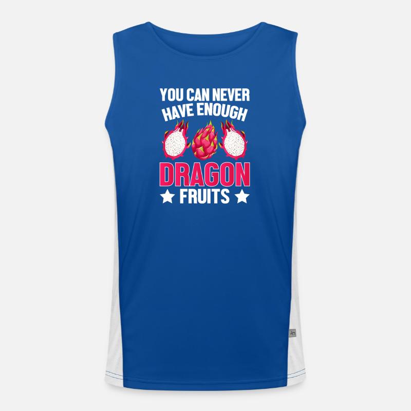 Assez de design de fruit du dragon Débardeur respirant contrasté Homme 