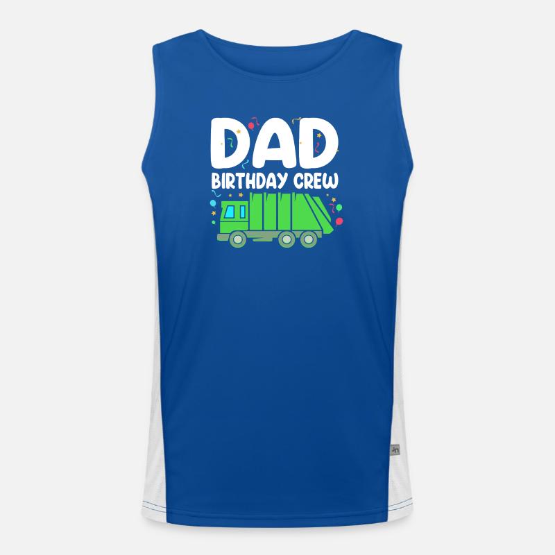 Mülleimer Müllwagen Müllauto Müllmann Funktionelles Kontrast-Tank Top für Männer 