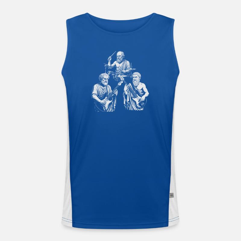 Ancient Trio Jam Session Men's Functional Contrast Tank Top 