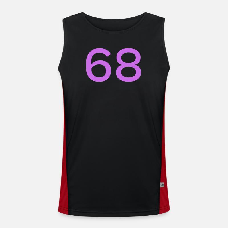 68 Men's Functional Contrast Tank Top 