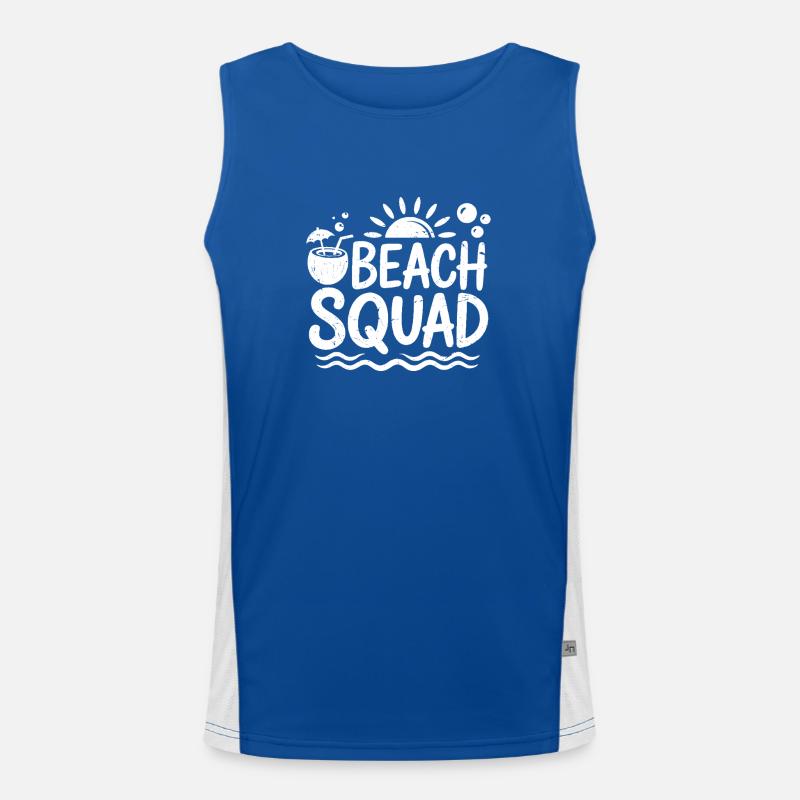 beach squad Funktionelles Kontrast-Tank Top für Männer 