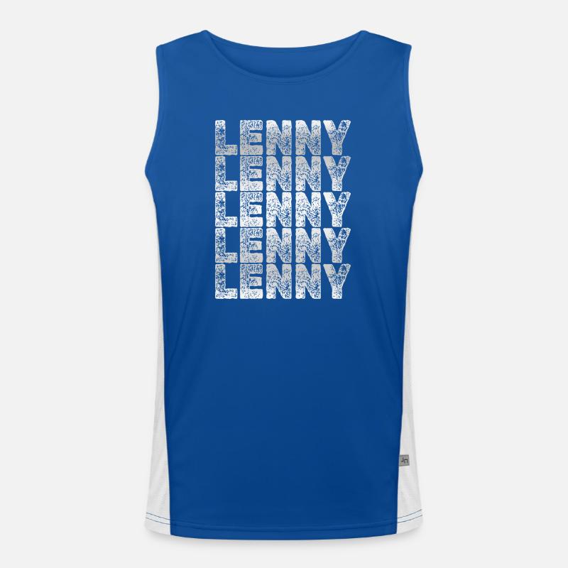 Len as a dad Men's Functional Contrast Tank Top 