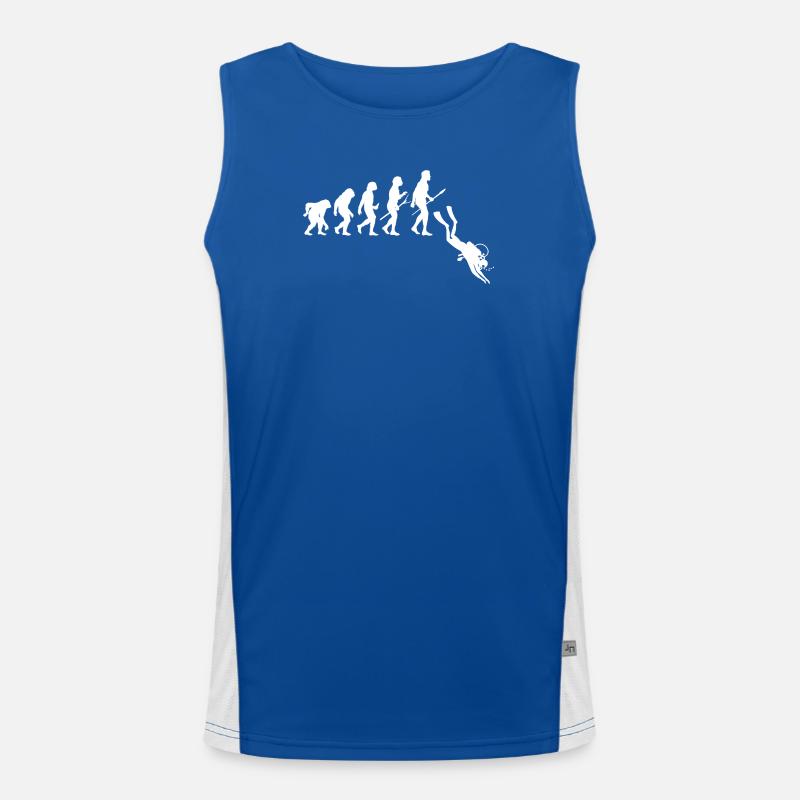 Taucher Evolution - Tauchen Funktionelles Kontrast-Tank Top für Männer 
