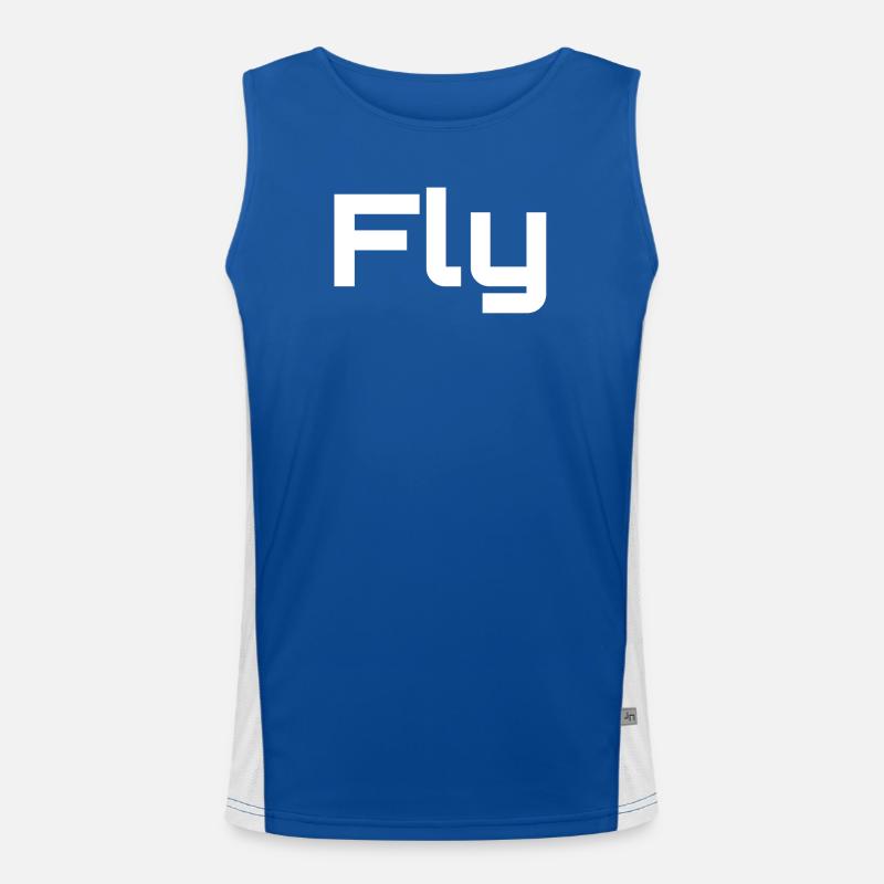 Fly Better Funktionelles Kontrast-Tank Top für Männer 