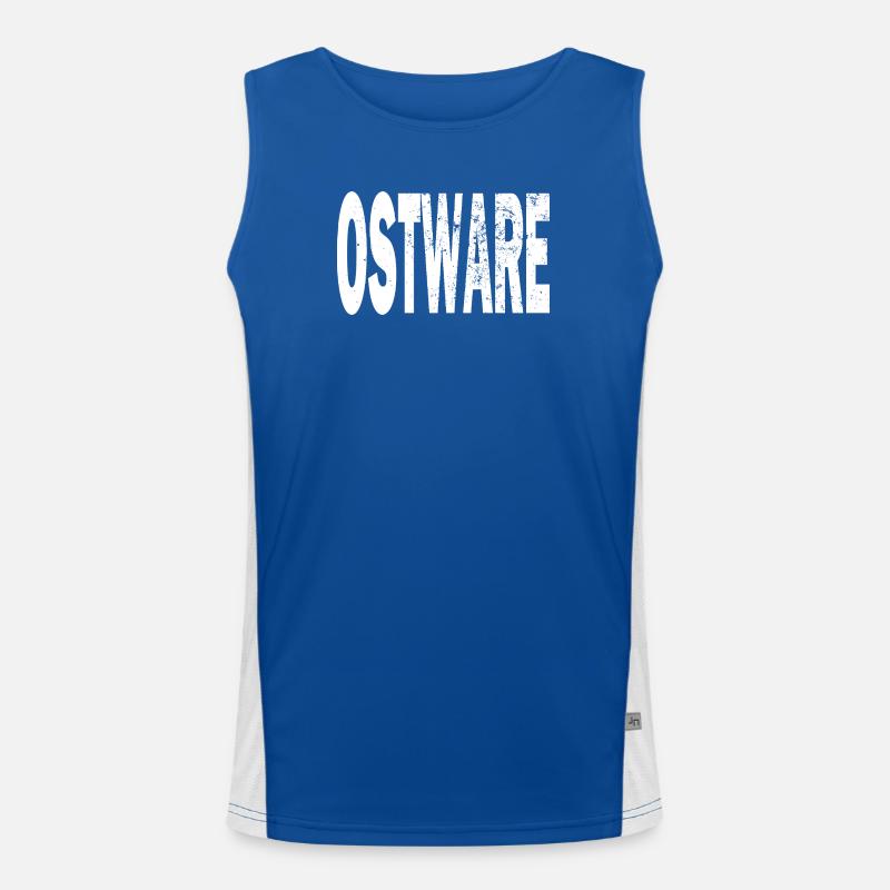 T-shirt à capuche Ostalgie Ostware Ostalgie Fun Fun Débardeur respirant contrasté Homme 