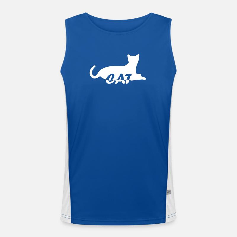 chat chat chat chat chat chatte minette chatte chatte minette Débardeur respirant contrasté Homme 