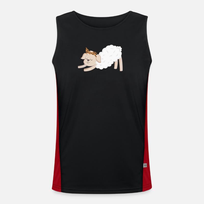 Sheep Sheep Men's Functional Contrast Tank Top 