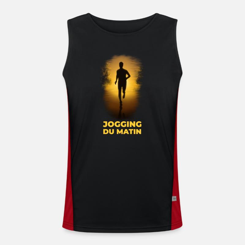 Jogging du Matin Débardeur respirant contrasté Homme 