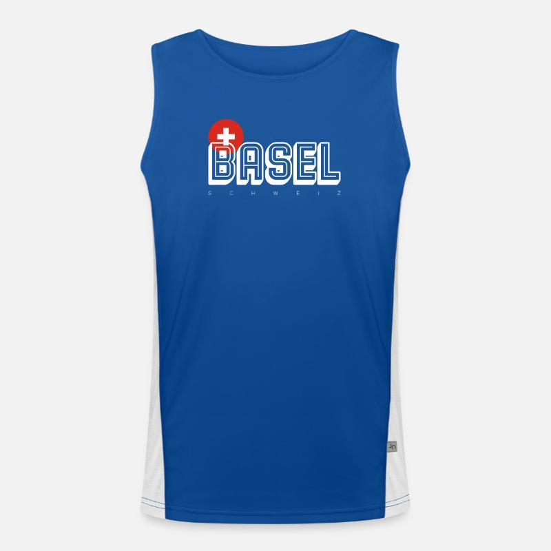 Basel Men's Functional Contrast Tank Top 