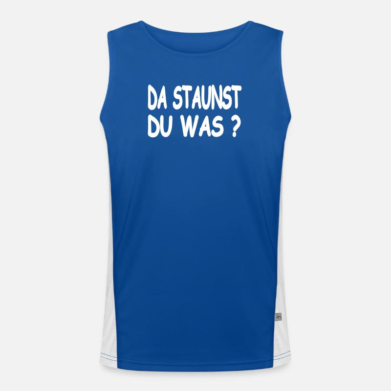 Auto Funktionelles Kontrast-Tank Top für Männer 