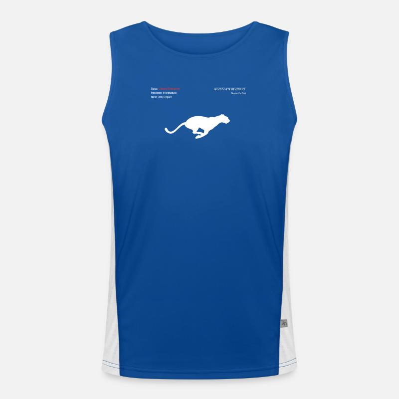 Amu Leopard Men's Functional Contrast Tank Top 