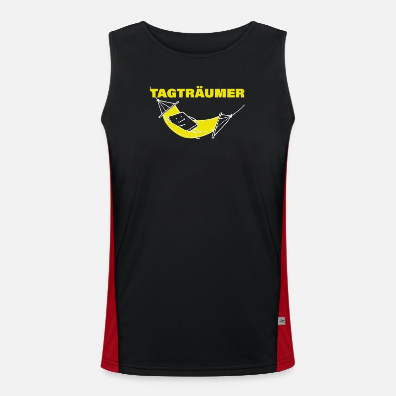 Tagträumer Men's Functional Contrast Tank Top 