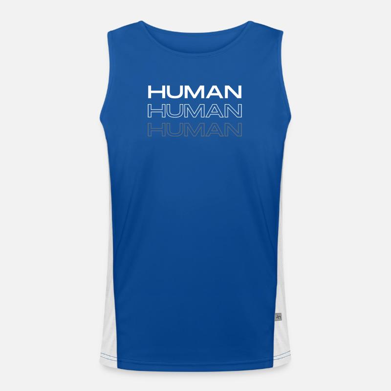 Human Men's Functional Contrast Tank Top 