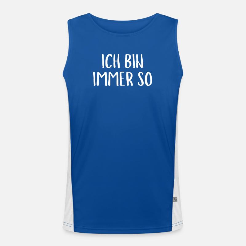 Ich Bin immer So Funny Saying Gift Funktionelles Kontrast-Tank Top für Männer 