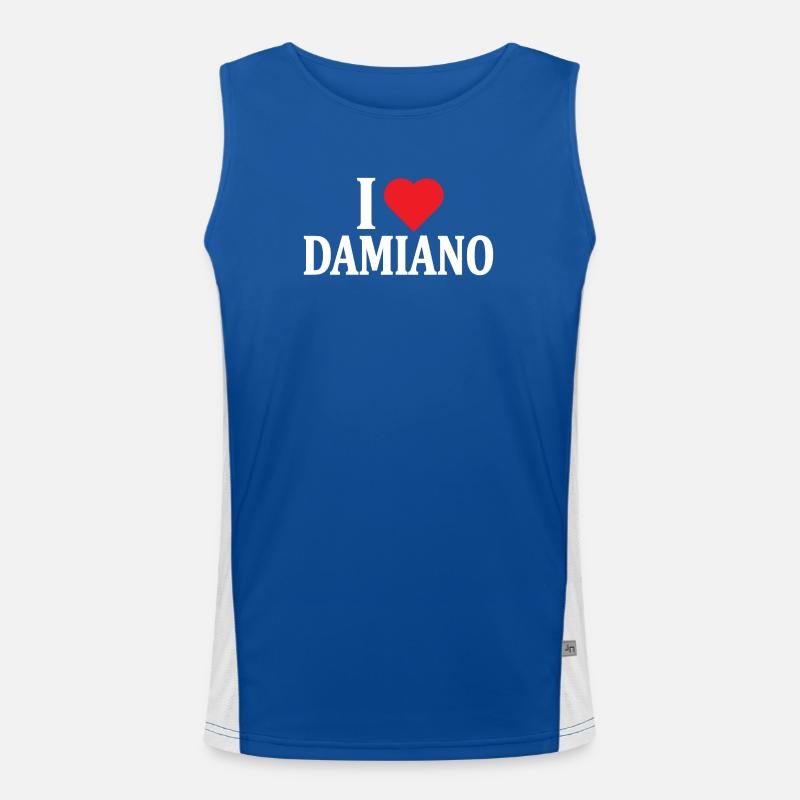 t-shirt J’adore Damiano t-shirt idée cadeau Débardeur respirant contrasté Homme 