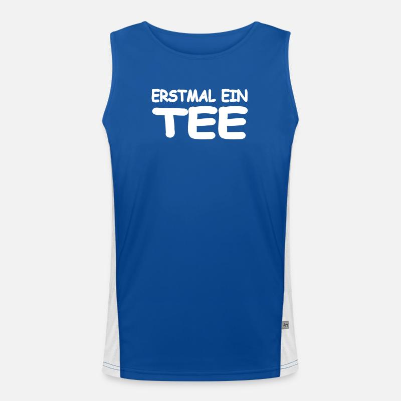Tea Men's Functional Contrast Tank Top 