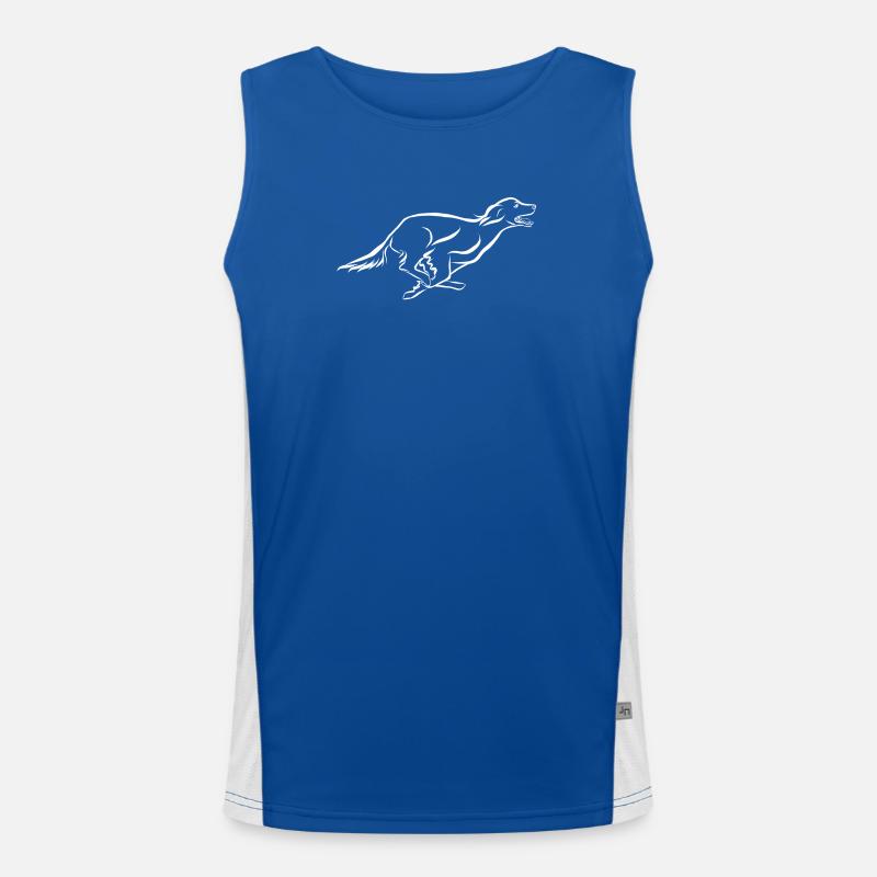 Setter Feldsuche Funktionelles Kontrast-Tank Top für Männer 