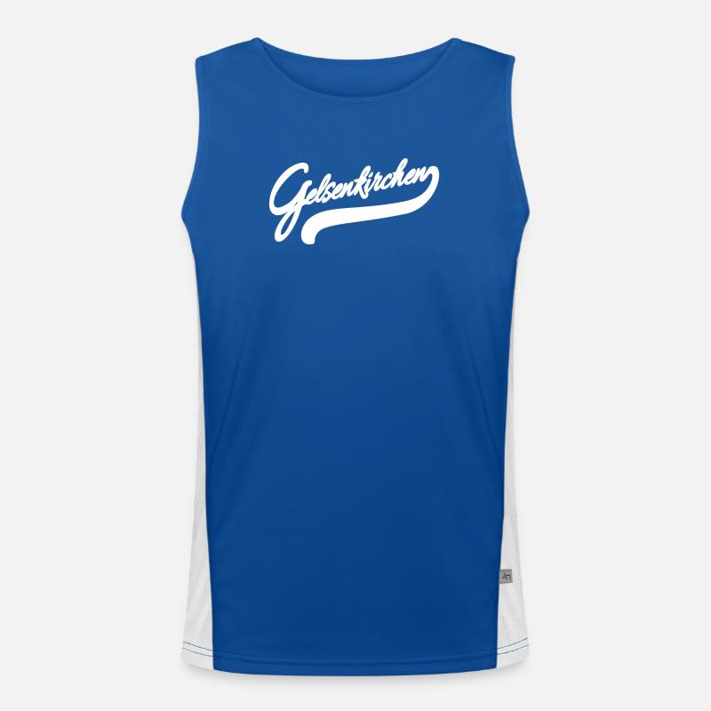 Gelsenkirchen Retro Débardeur respirant contrasté Homme 