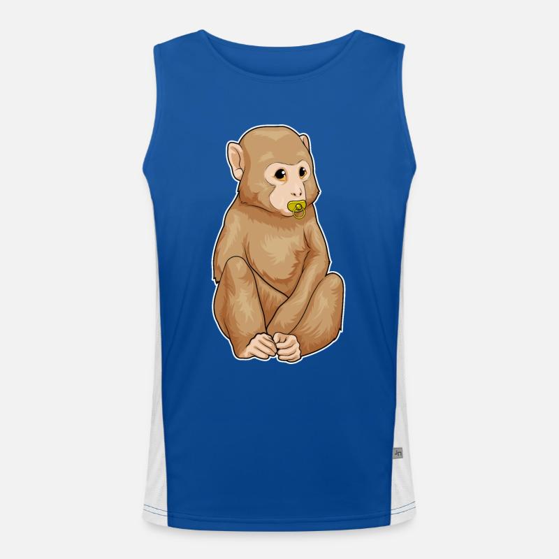 Sucette de singe Débardeur respirant contrasté Homme 
