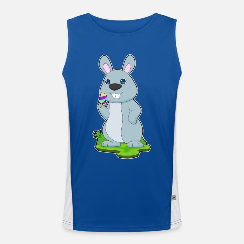 Bunny Popsicles Men's Functional Contrast Tank Top 