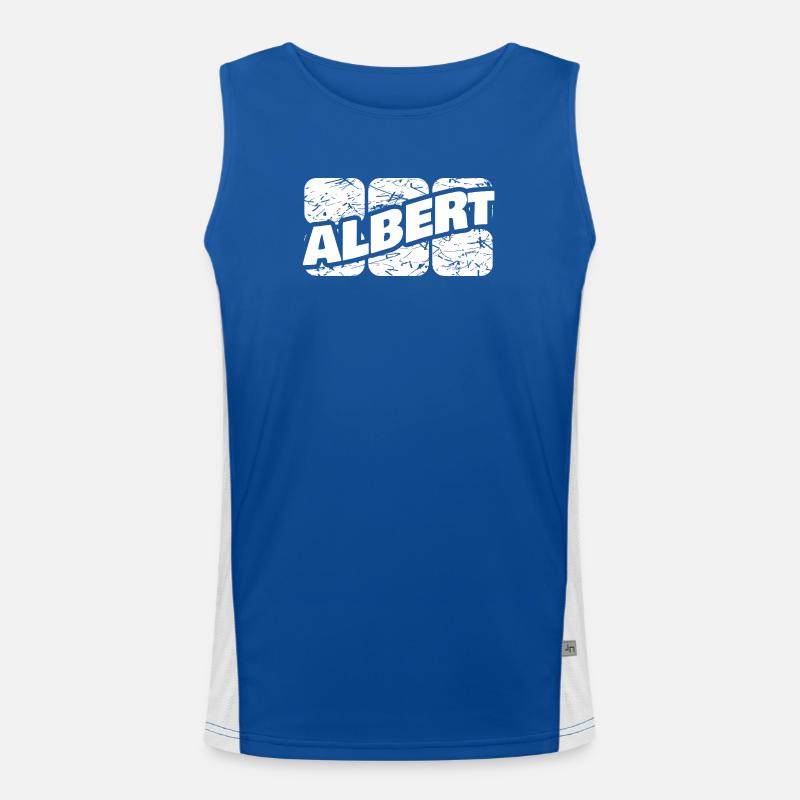 Albert as Albert Men's Functional Contrast Tank Top 