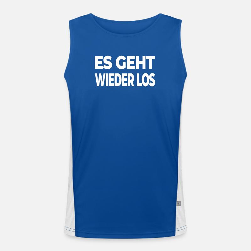 Work Men's Functional Contrast Tank Top 