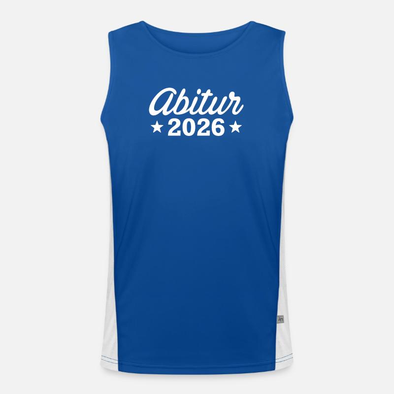 Abi 2026 - Abitur - Don | Conception minimale Débardeur respirant contrasté Homme 