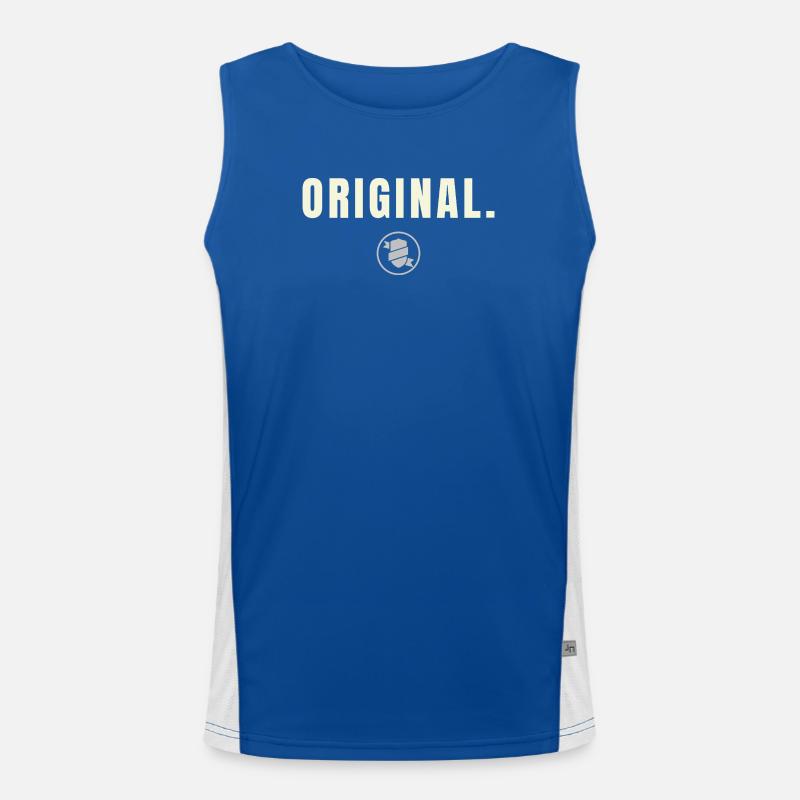 Original. Success Edition - Silver Shield Funktionelles Kontrast-Tank Top für Männer 