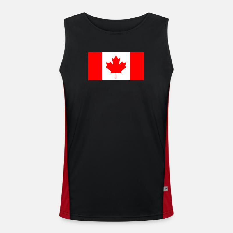 Kanada Funktionelles Kontrast-Tank Top für Männer 